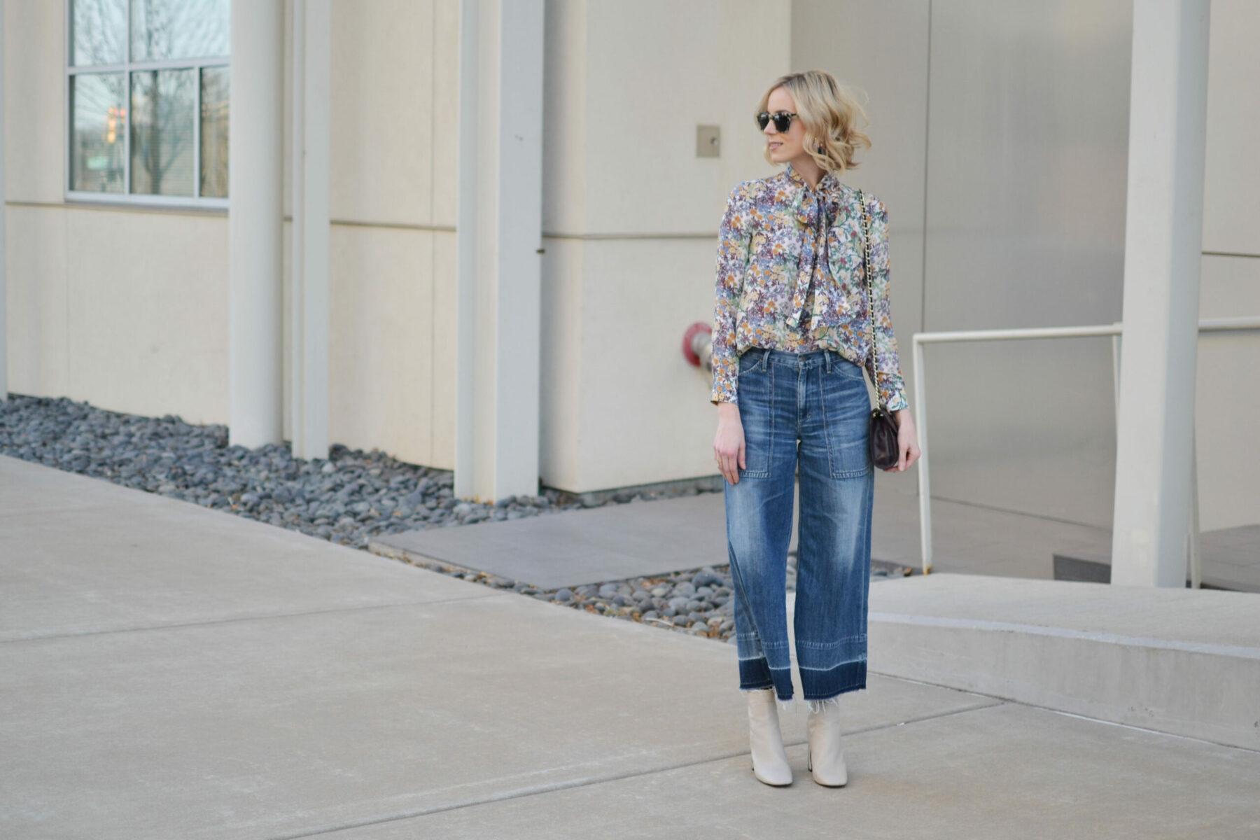 How To Wear Denim Culottes Straight A Style