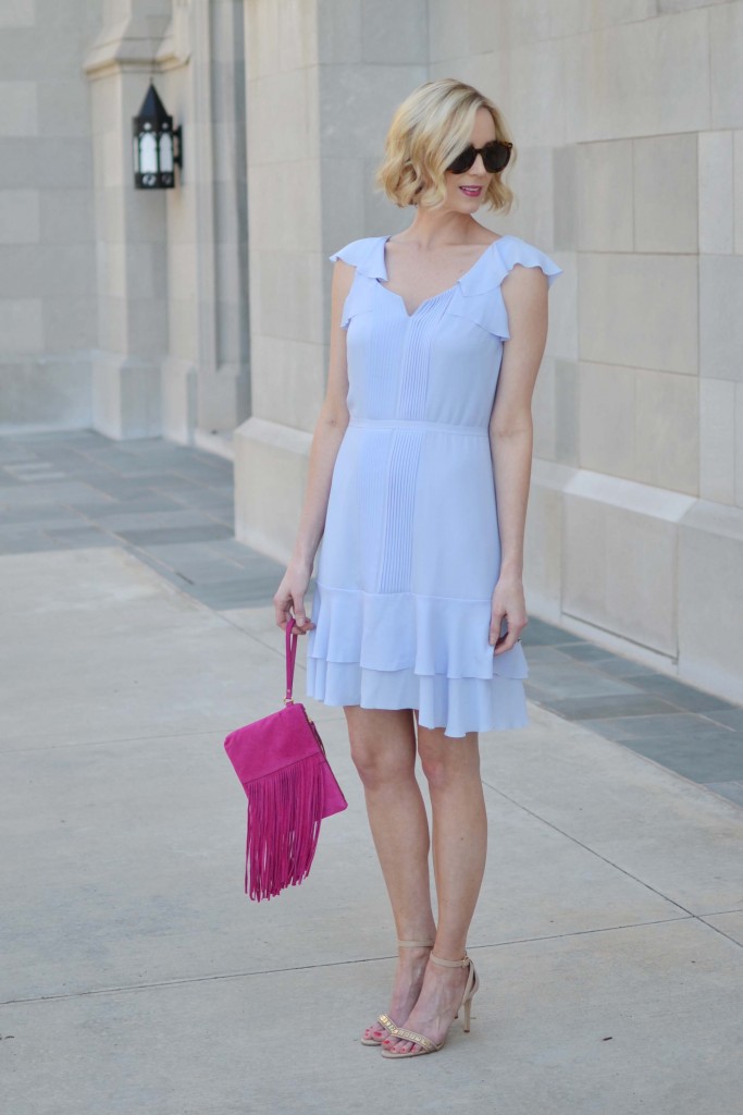 This pastel blue number from Banana Republic is the one dress you'll need this spring.