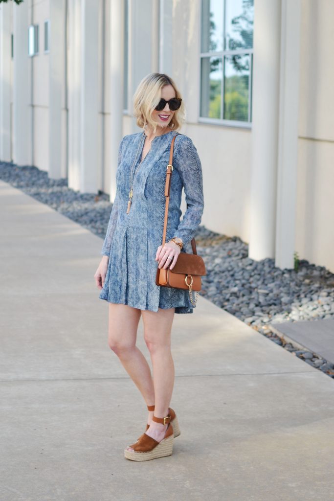 Uptown Cheapskate Tory Burch dress and wedges, designer brands for lesss