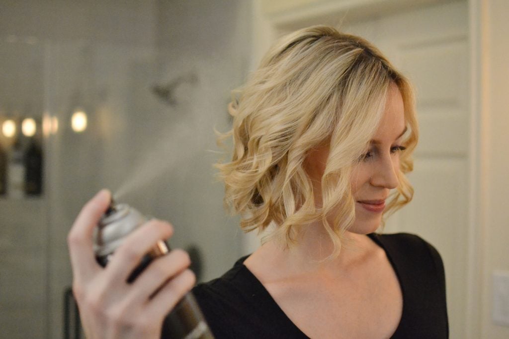 how to create curls that last on a long bob - step by step tutorial