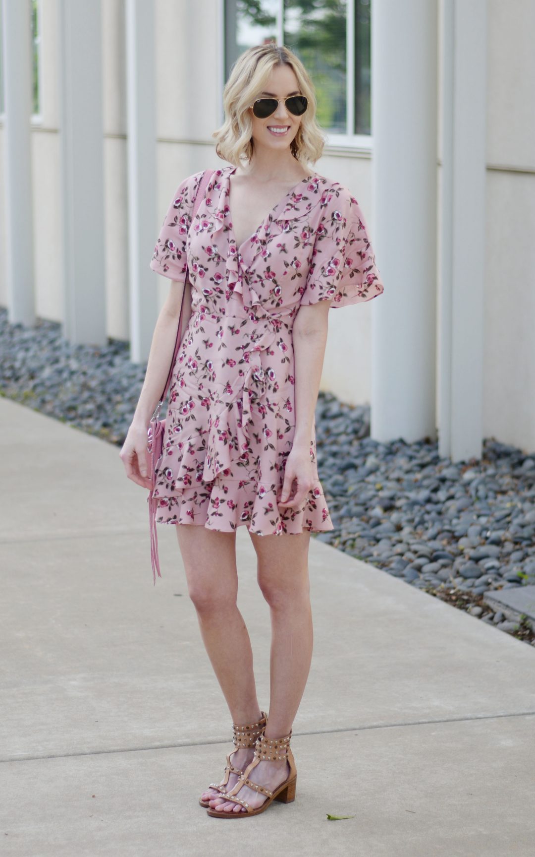 Floral Wrap Dress Straight A Style
