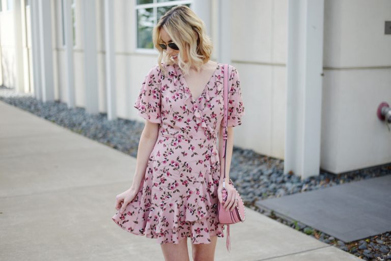 Floral Wrap Dress - Straight A Style