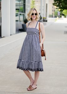 Gingham Dress - Straight A Style