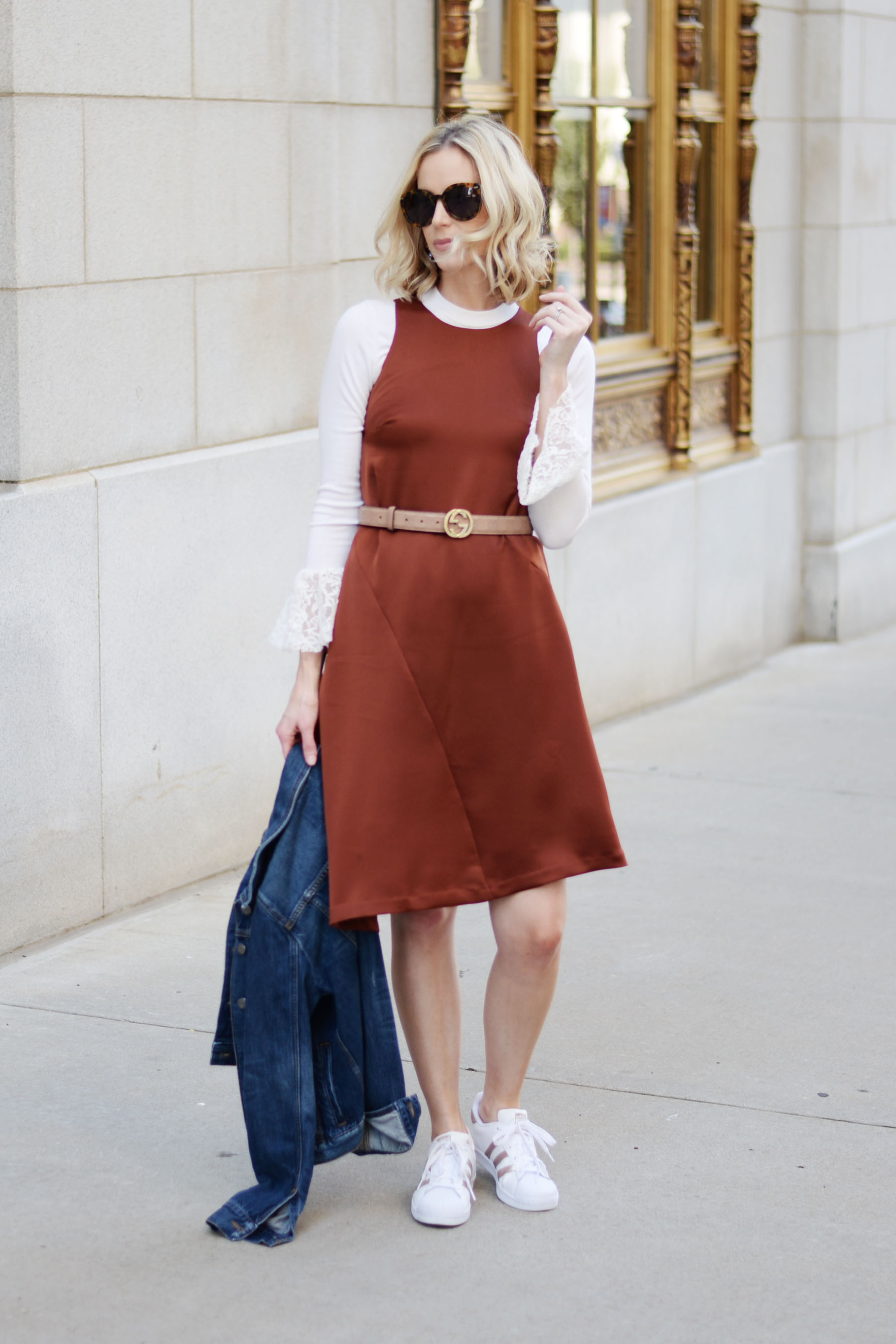 How to Dress Down a Dressy Dress - Straight A Style
