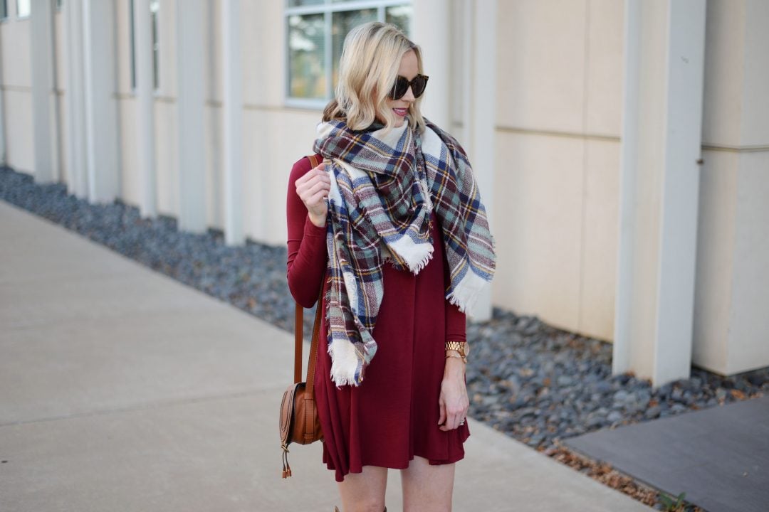 Rose Gold Twist Front Midi Skirt