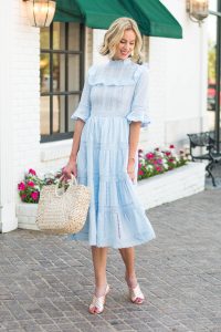 Dreamy Summer Blue Crochet Dress - New Favorite! - Straight A Style