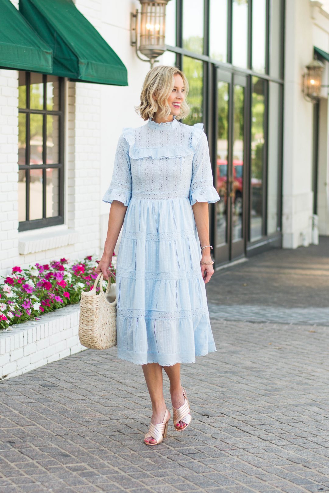 Dreamy Summer Blue Crochet Dress - New Favorite! - Straight A Style