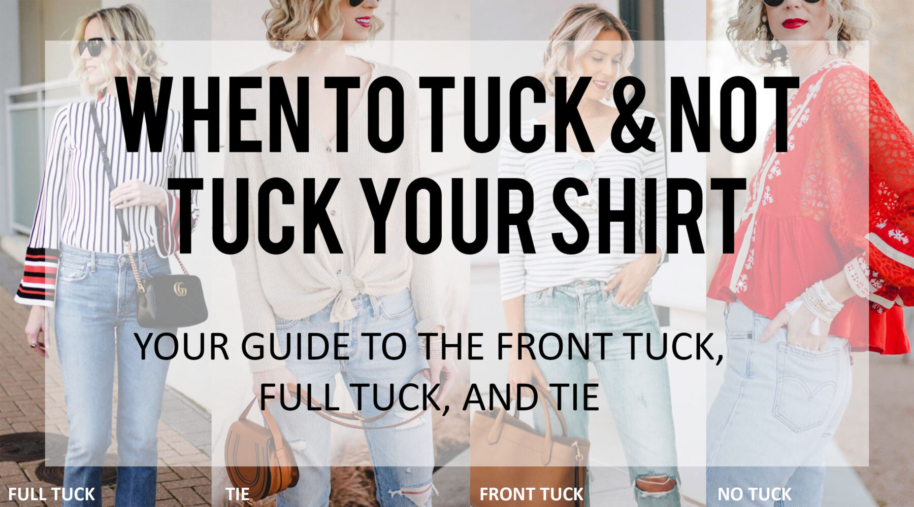 When To Tuck & Not Tuck Your Shirt Plus How - Your Guide to Front