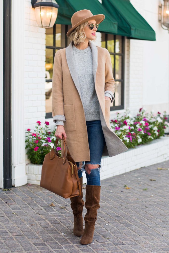 gorgeous neutral fall outfit