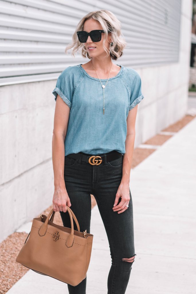 cute and easy neutral outfit