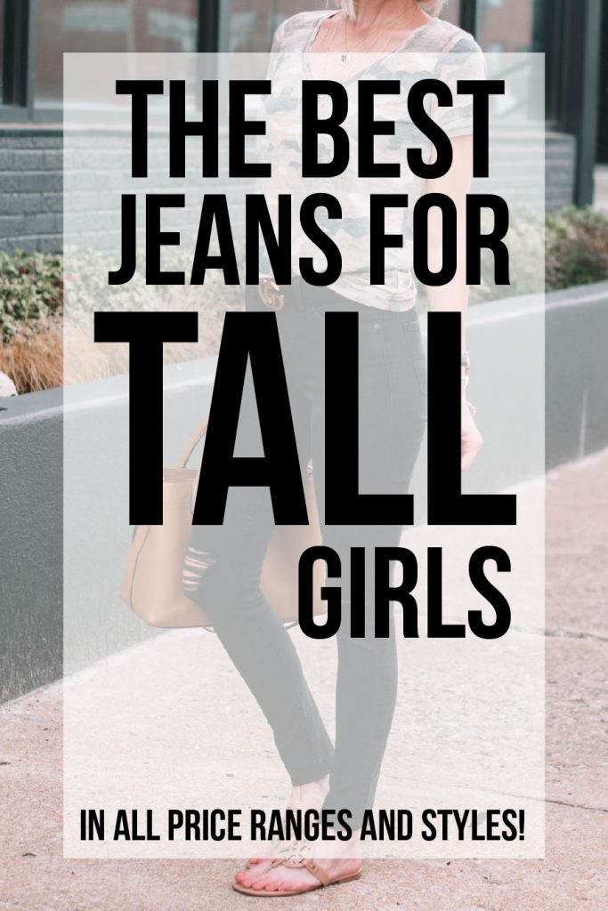 the best jeans for tall girls - options in all price ranges and styles