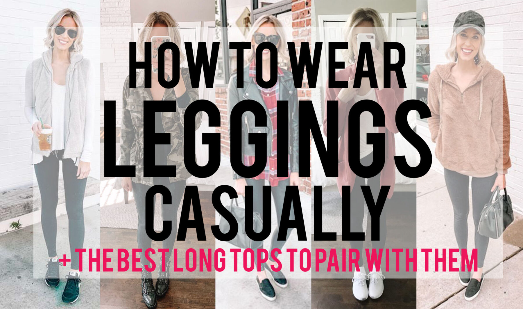 how to wear leggings casually 1