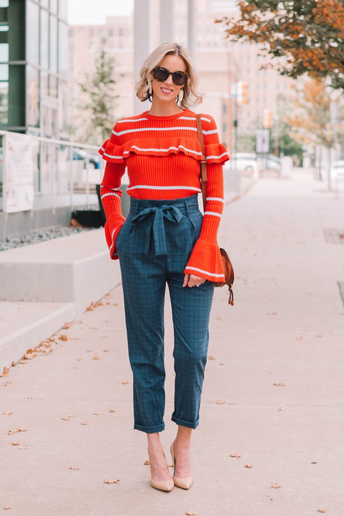 chic fall work outfit idea