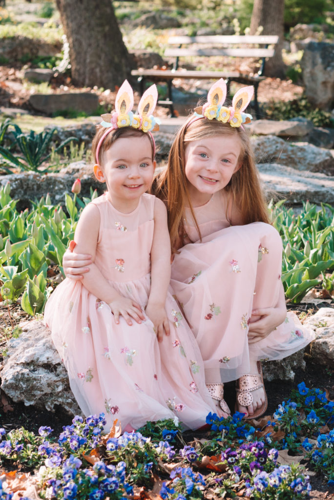 adorable matching Easter dresses for girls
