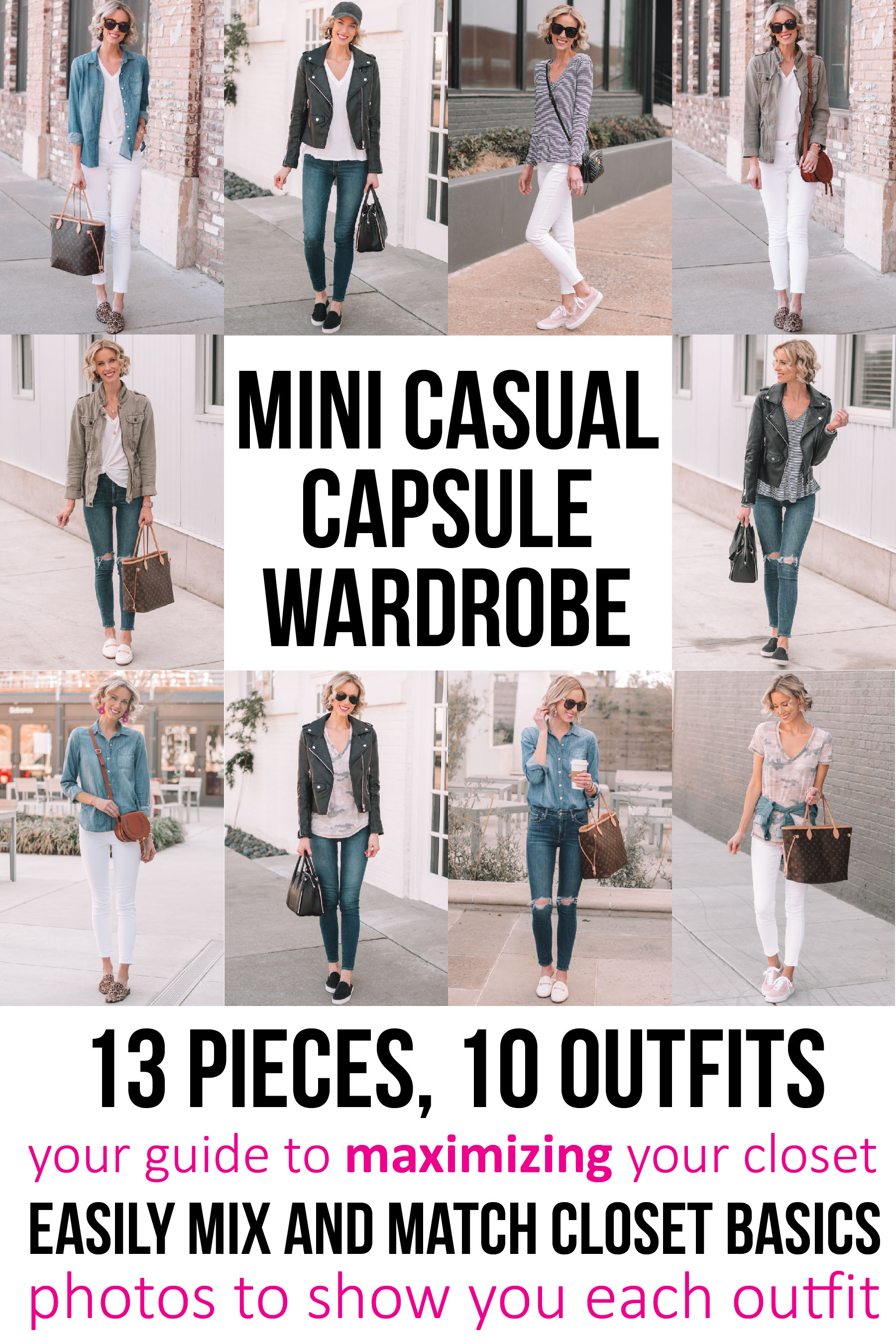 Mini Casual Capsule Wardrobe How to Mix and Match Your Closet - A