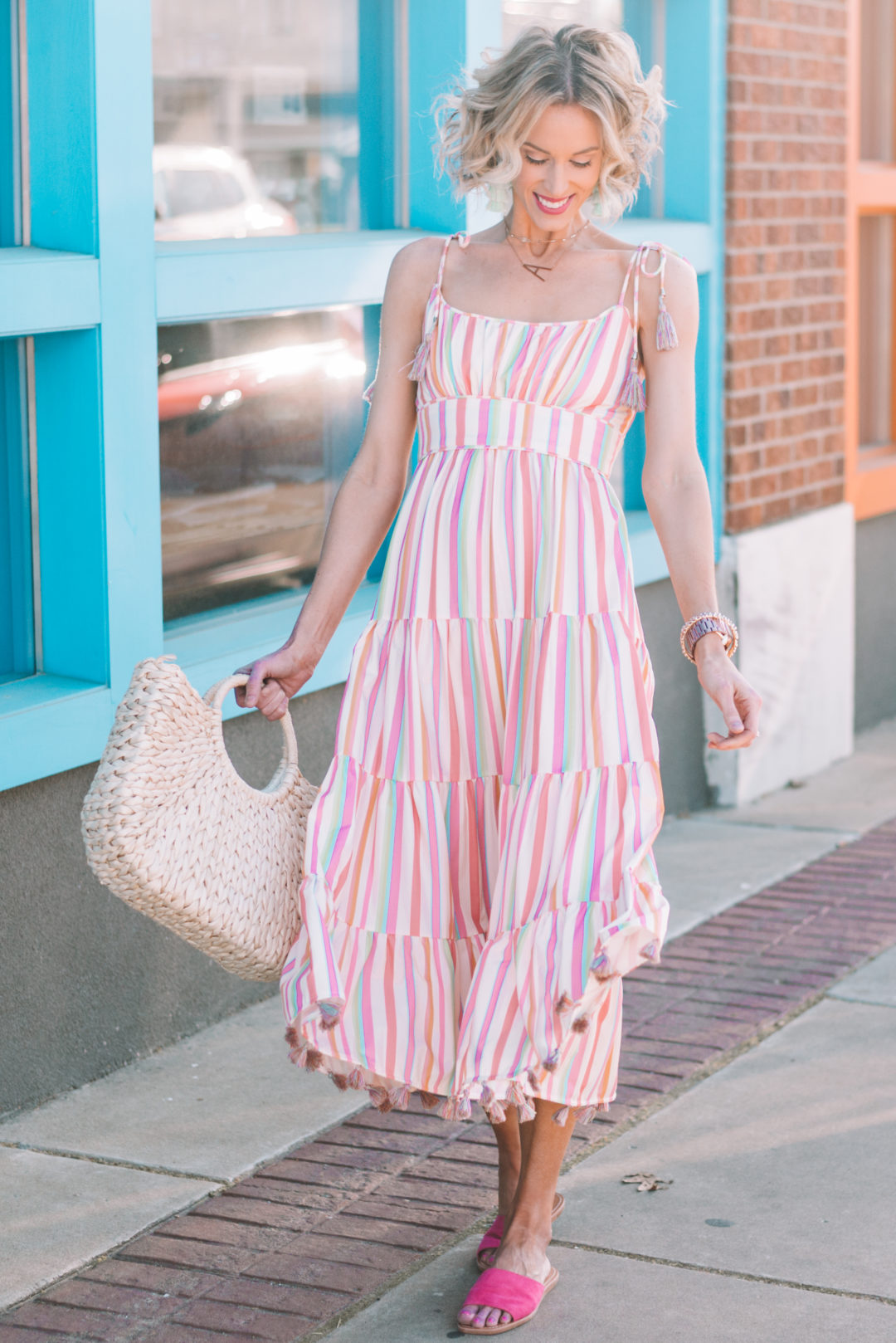 Striped Midi Dress + What You Need to Know When Shopping at Chicwish ...