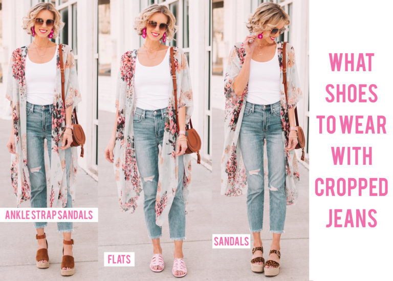 What Shoes to Wear With Cropped Jeans - Straight A Style