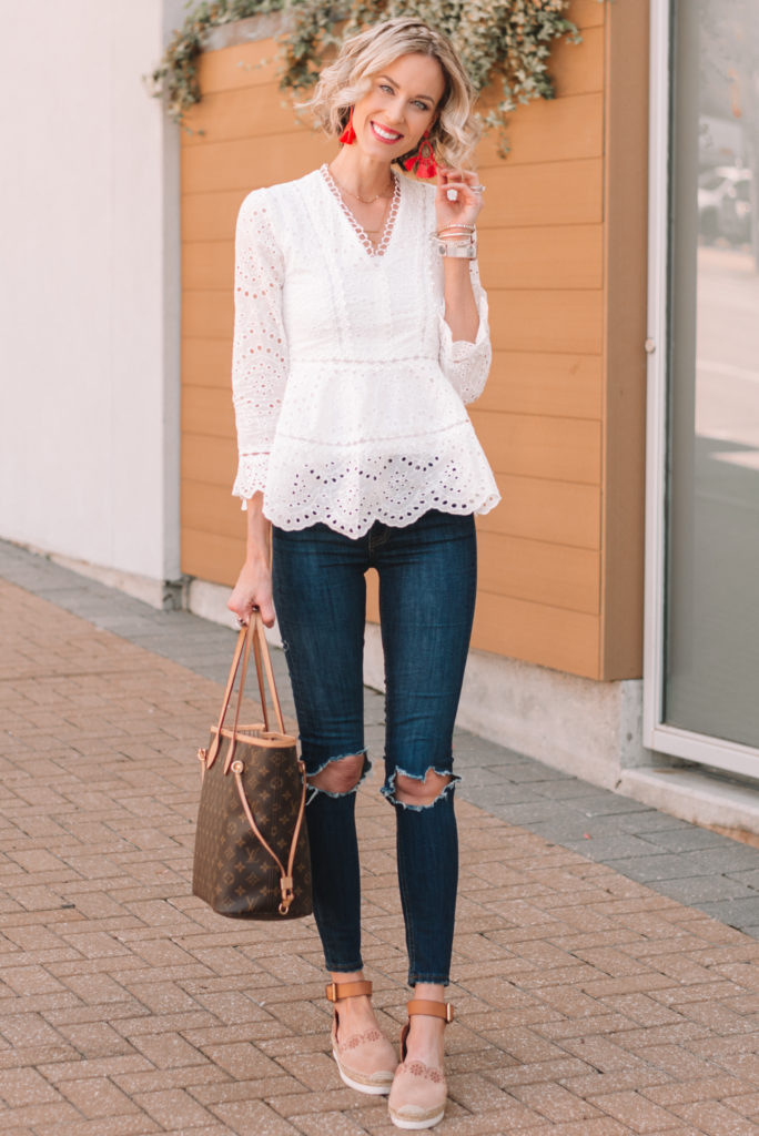 cute and casual spring outfit idea