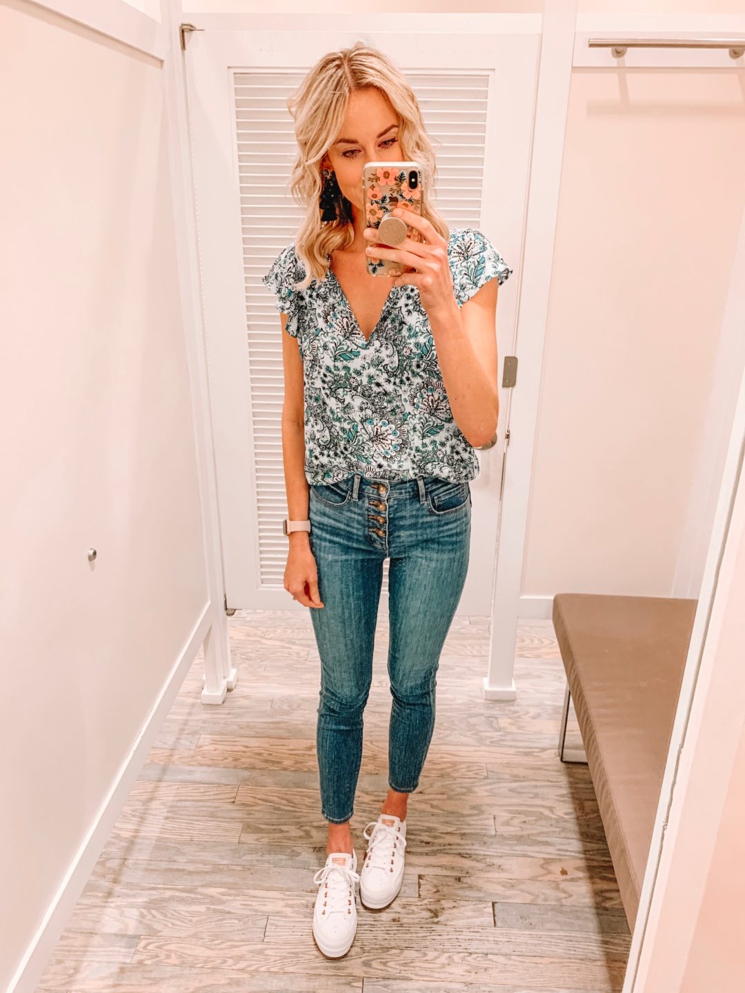 $10 Floral Romper That Fits a Tall Girl - Straight A Style