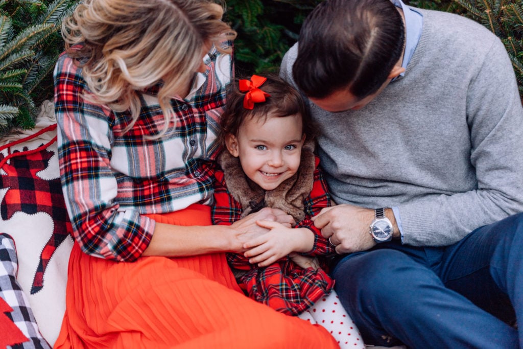 What to Wear for Family Christmas Tree Farm Photos