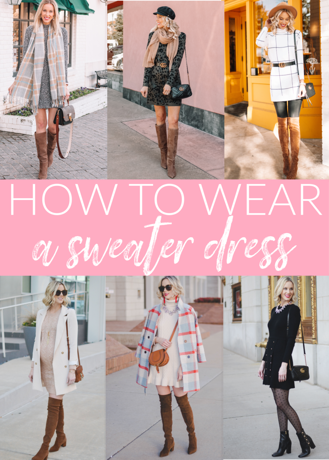 How to Wear a Sweater Dress Outfit Ideas Straight A Style
