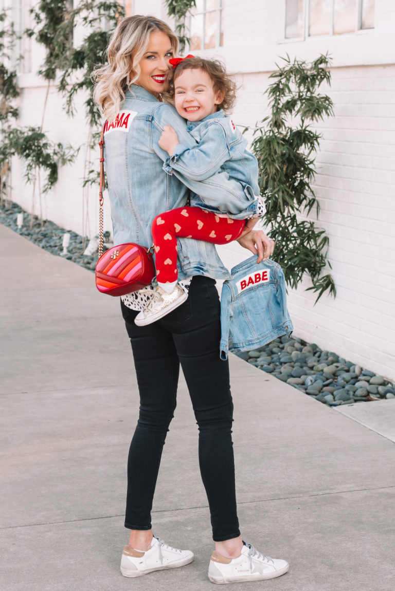 Matching Mama and Babe Jean Jackets - Straight A Style