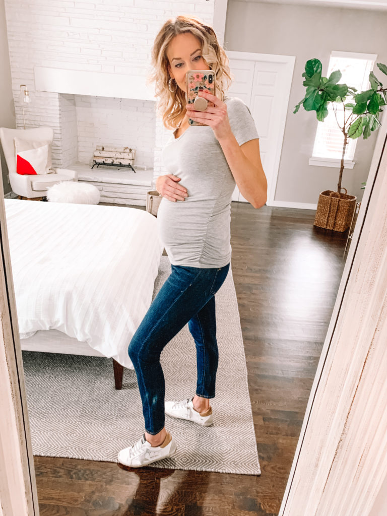 Madewell maternity jeans, maternity jeans review, best maternity jeans