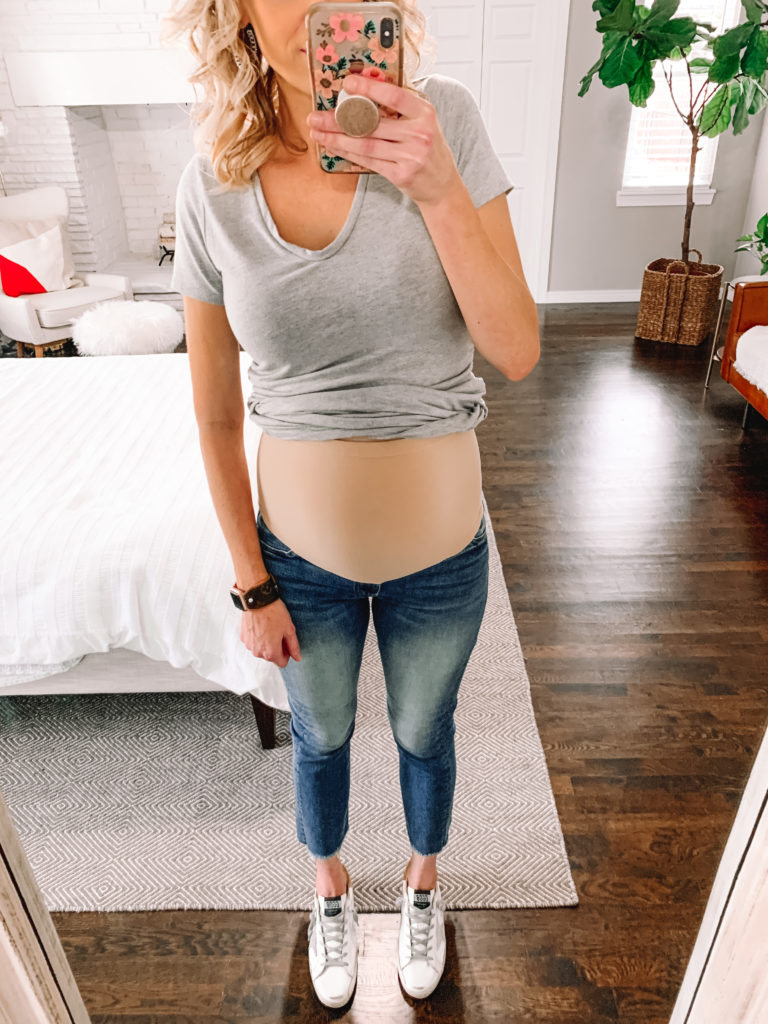 cropped maternity jeans, straight leg maternity jeans