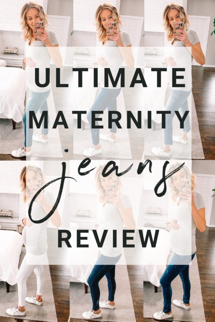 ultimate maternity jeans review, best maternity jeans, designer maternity jeans, affordable maternity jeans, maternity jeans under $50, maternity jeans under $100, white maternity jeans, straight leg maternity jeans