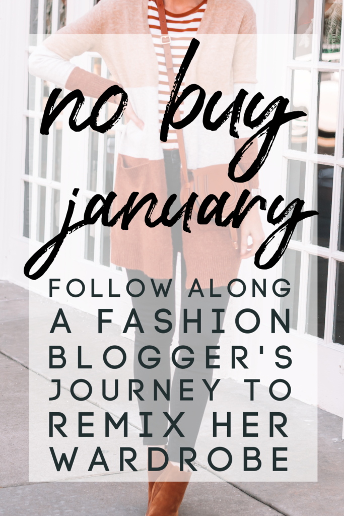I'm really excited about something new I plan on doing this month - a no buy January! I had been considering this for some time, and when I took a poll asking your opinion on Instagram it was very clear this resonated with you all too. I will spend the whole month without buying a single clothing item.