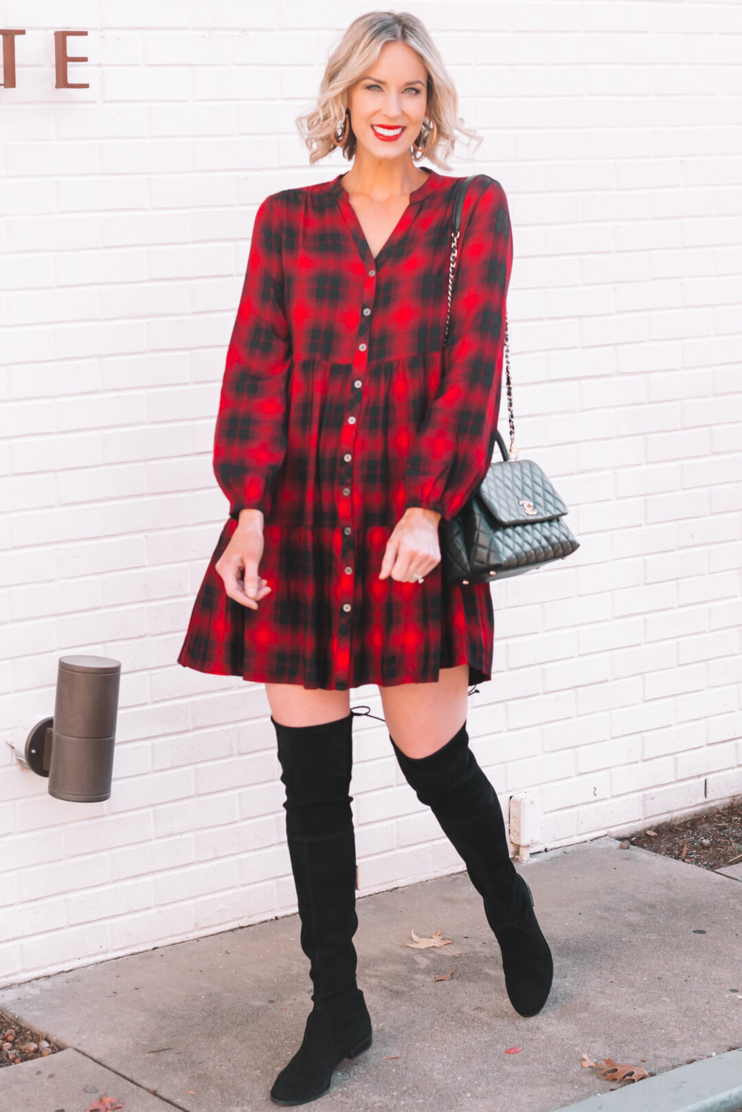 Starla Red Swing Dress