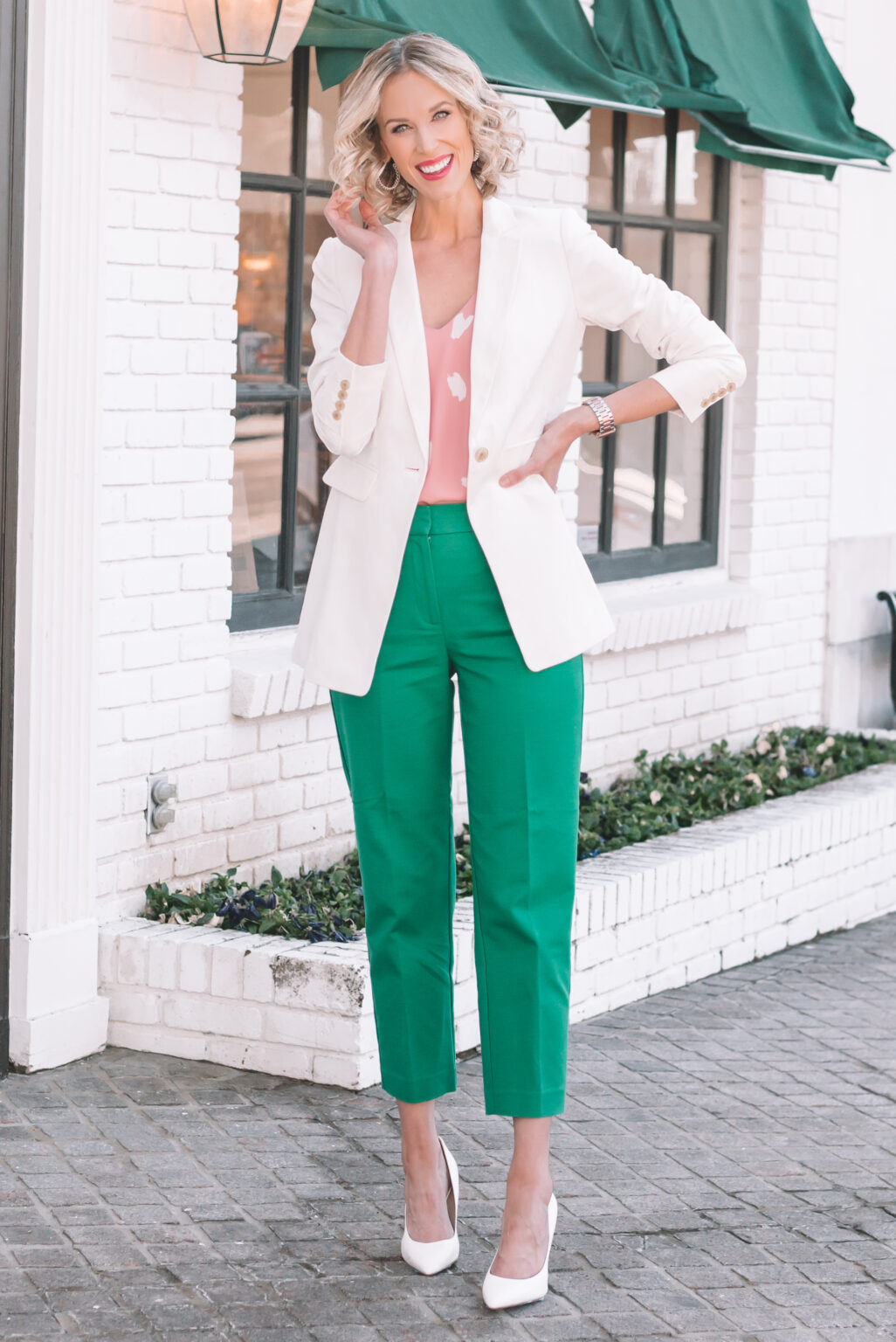 Spring Work Sytle Modern Spring Work Outfit - Straight A Style