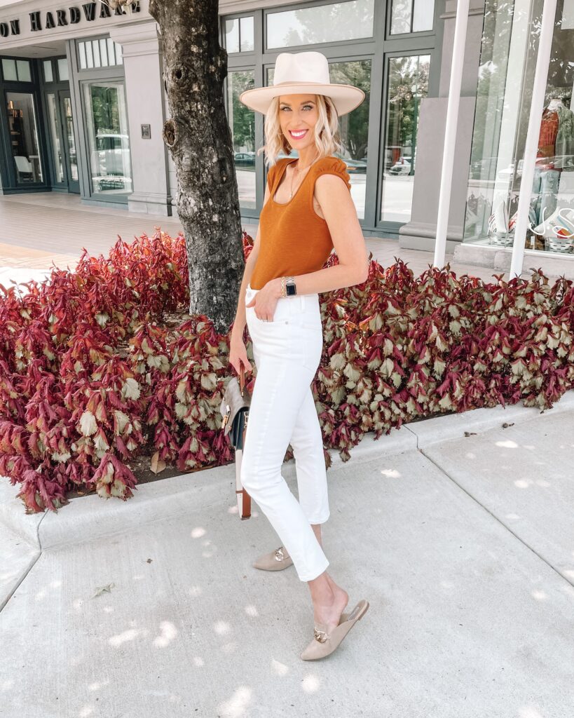  If you want to tuck something in with ease and accentuate your waist, a bodysuit is really worth considering. I'm sharing 6 ideas on how to style a bodysuit from dressy to casual and summer to winter! 