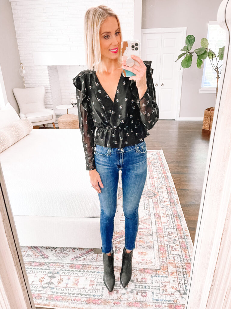 Wondering how to wear ankle boots with cropped jeans? You are in the right place! I'm sharing all the tips for all different styles of jeans. Read on for details about how to make this work every time!
