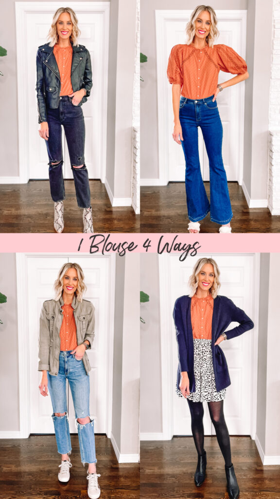 $35 Blouse 4 Ways - Straight A Style