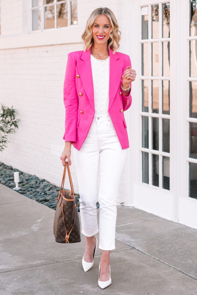 How to Wear a Pink Blazer - 8 Styling ...