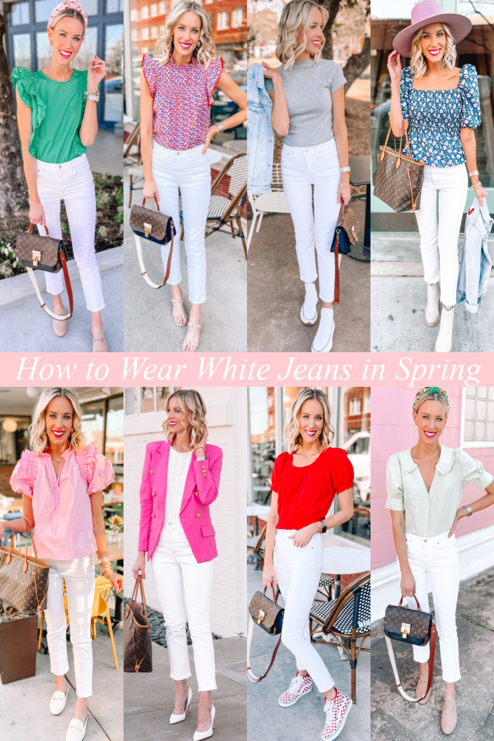 How Wear White Spring - Straight A Style