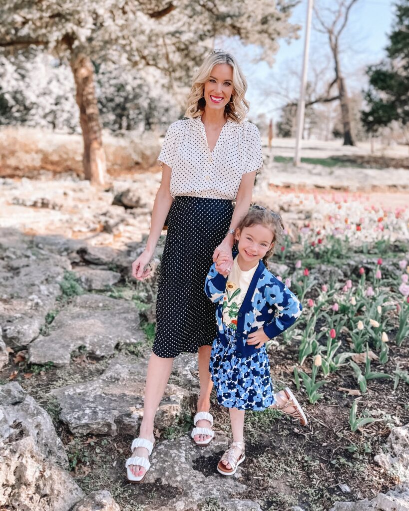 I'm sharing a huge Free Assembly April try on haul including easy mix and match basics and some cute clothes for the kiddos! You'll love these mommy and me matching skirt sets!