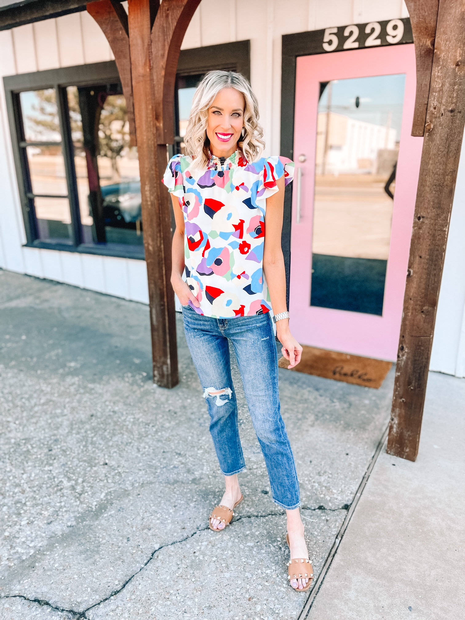 Spring Blouse Two Ways - Straight A Style