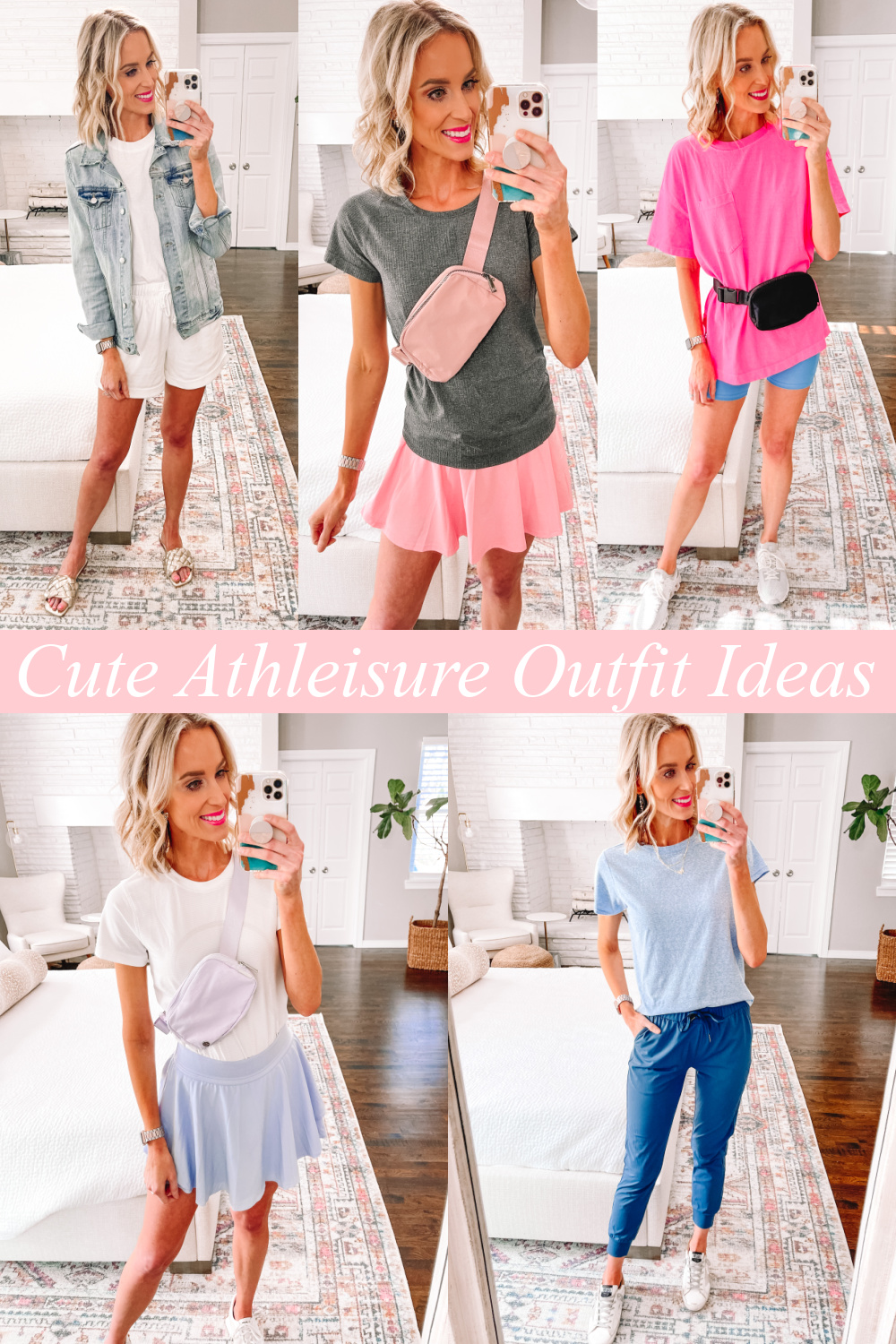 Cute Athleisure Outfits - Summer Mom Outfit Ideas - Straight A Style
