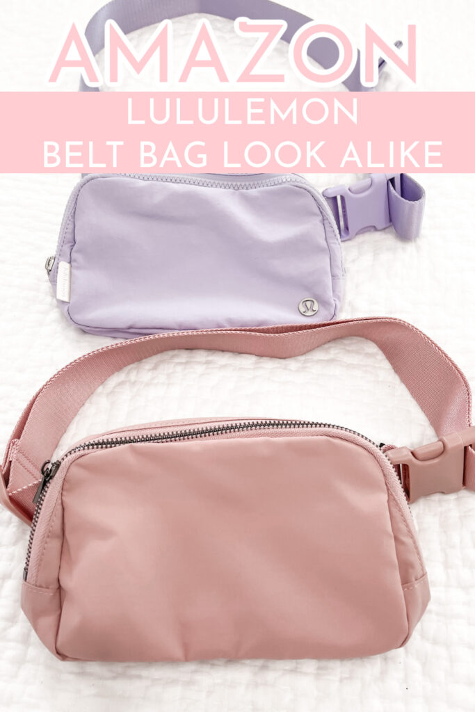 Do you love lululemon but not the price? Then this post is for you! Today I am sharing some of the best Amazon lululemon dupes like this Amazon lululemon belt bag dupe for just $18! It's just the same size and has the same interior and exterior pockets. 