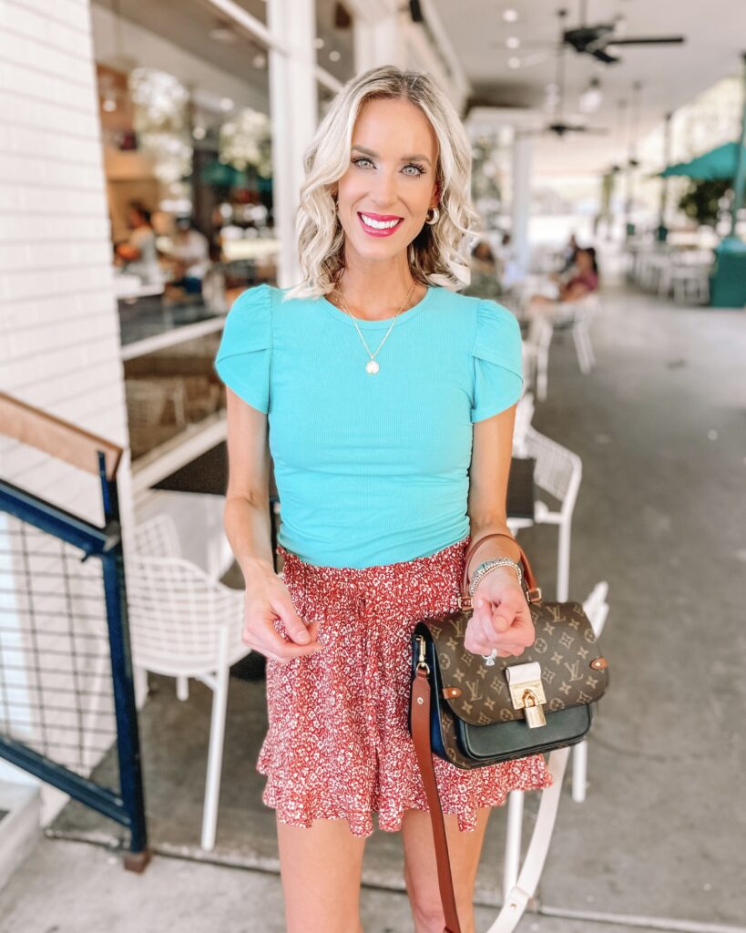 Looking for Amazon date night outfit ideas? I've got you covered with these adorable ruffle hem shorts you can dress up or down plus more! 