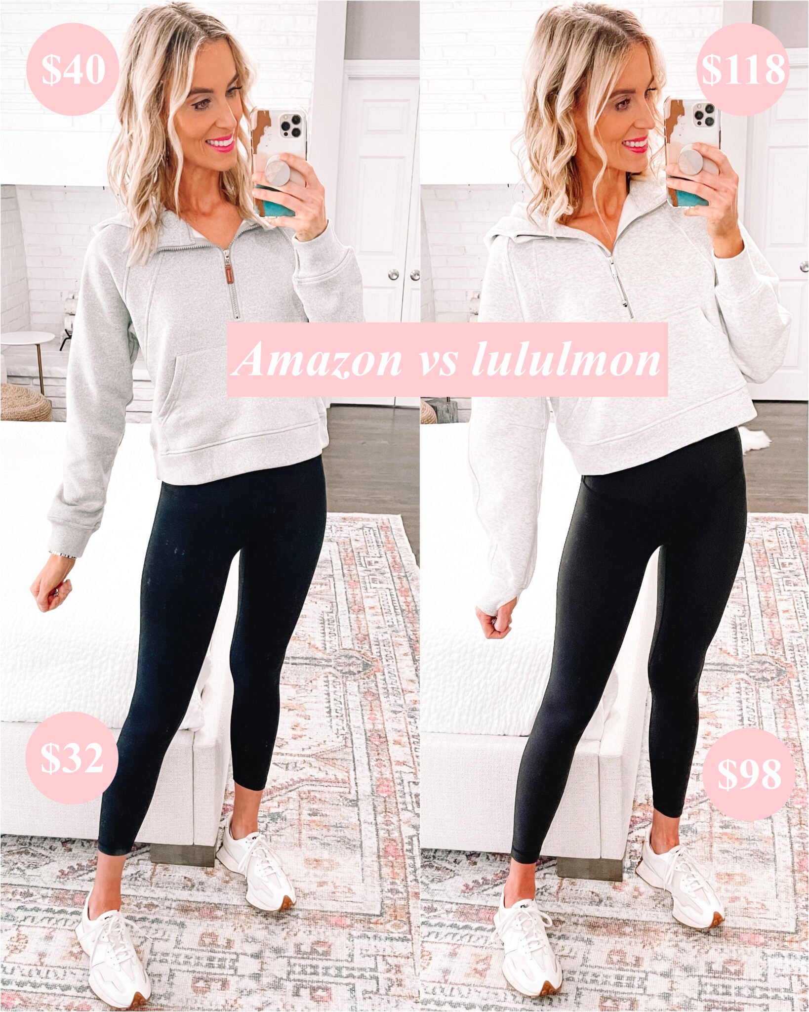 Amazon lululemon Dupes Scuba Hoodie & Leggings Straight A Style