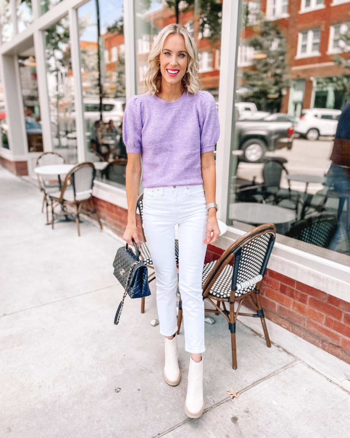 How to Wear Chunky Lug Sole Chelsea Boots - Straight A Style