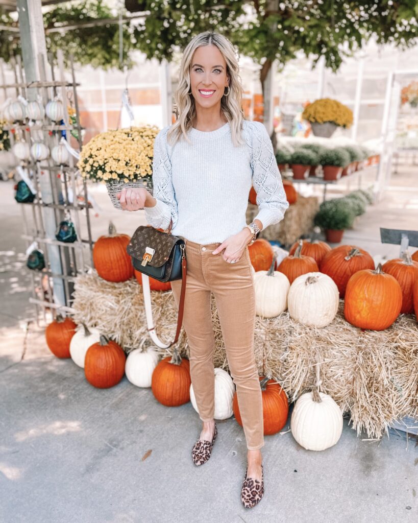 Looking for the perfect fall pant? I've found them! Sharing 8 ways to wear corduroy pants. They will take you from work to weekend in style.