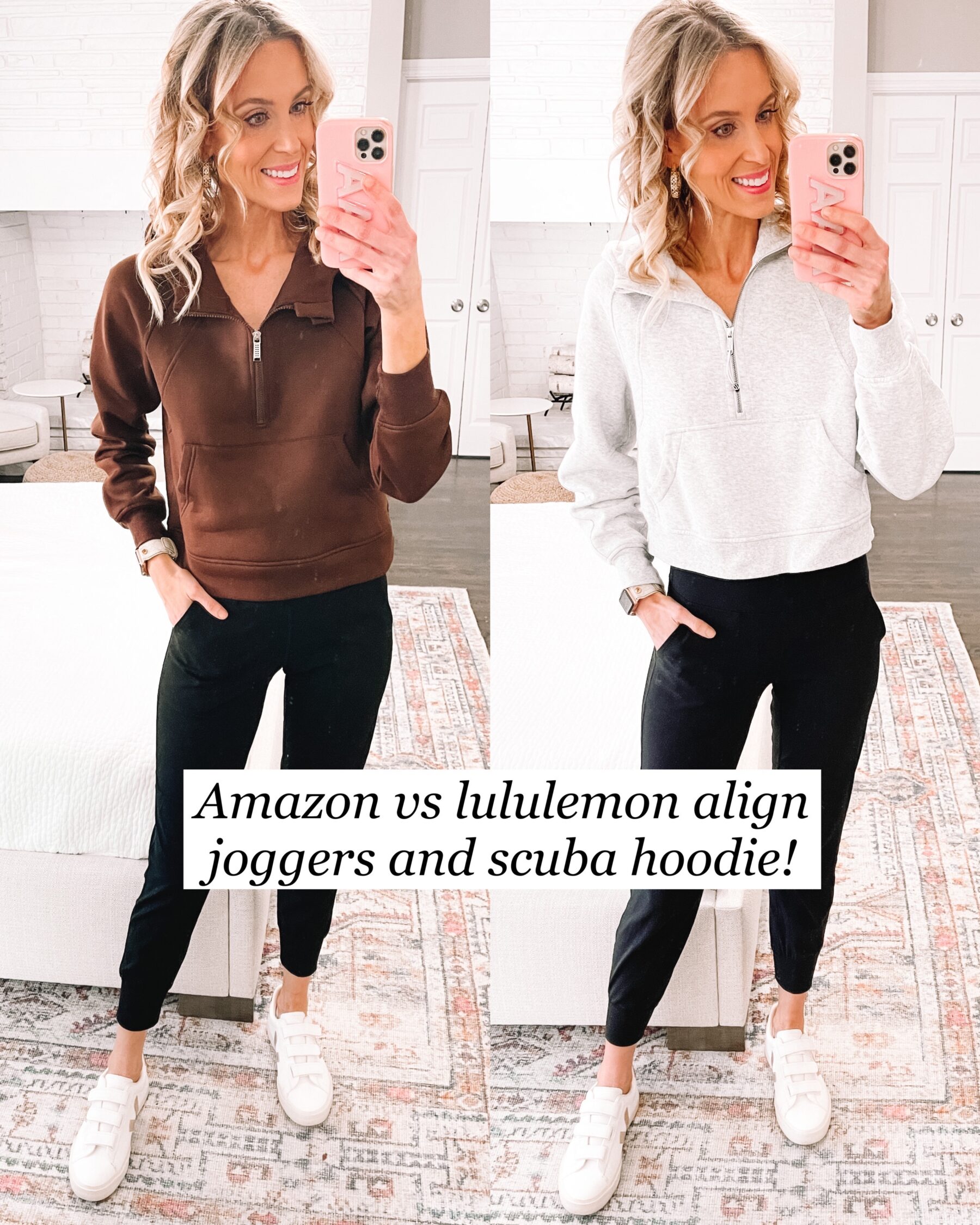 Size comparison for Scuba Joggers, Ready to Fleece Joggers, Peaceful  Moments Pullover, Down for it All Jacket + some fit pics of the new Wunder  Puff color : r/lululemon