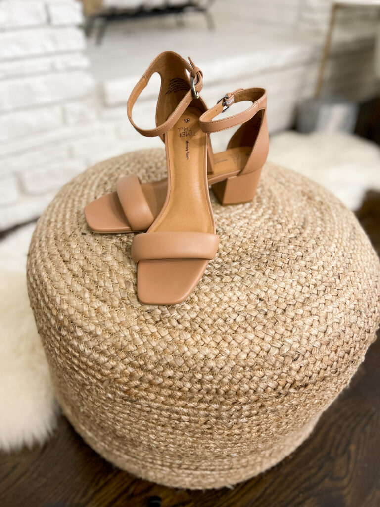  I cannot believe how good the Walmart spring shoes are right now!! I am sharing four spring sandals both dressy and casual all $23 and UNDER! If you have been looking for a pair of neutral heels, look no further!!