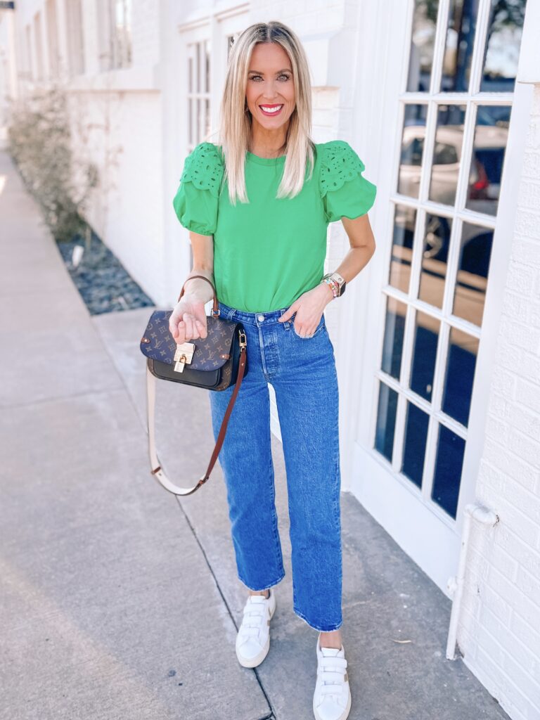 $20 Green Top 3 Ways - Straight A Style