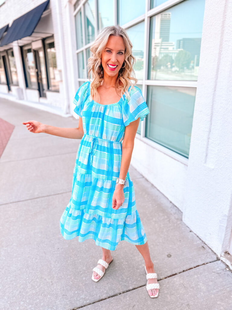 I'm sharing a huge Walmart try on haul today with pieces all $24 and under! You will love these mix and match favorites! This is a gorgeous plaid midi dress!