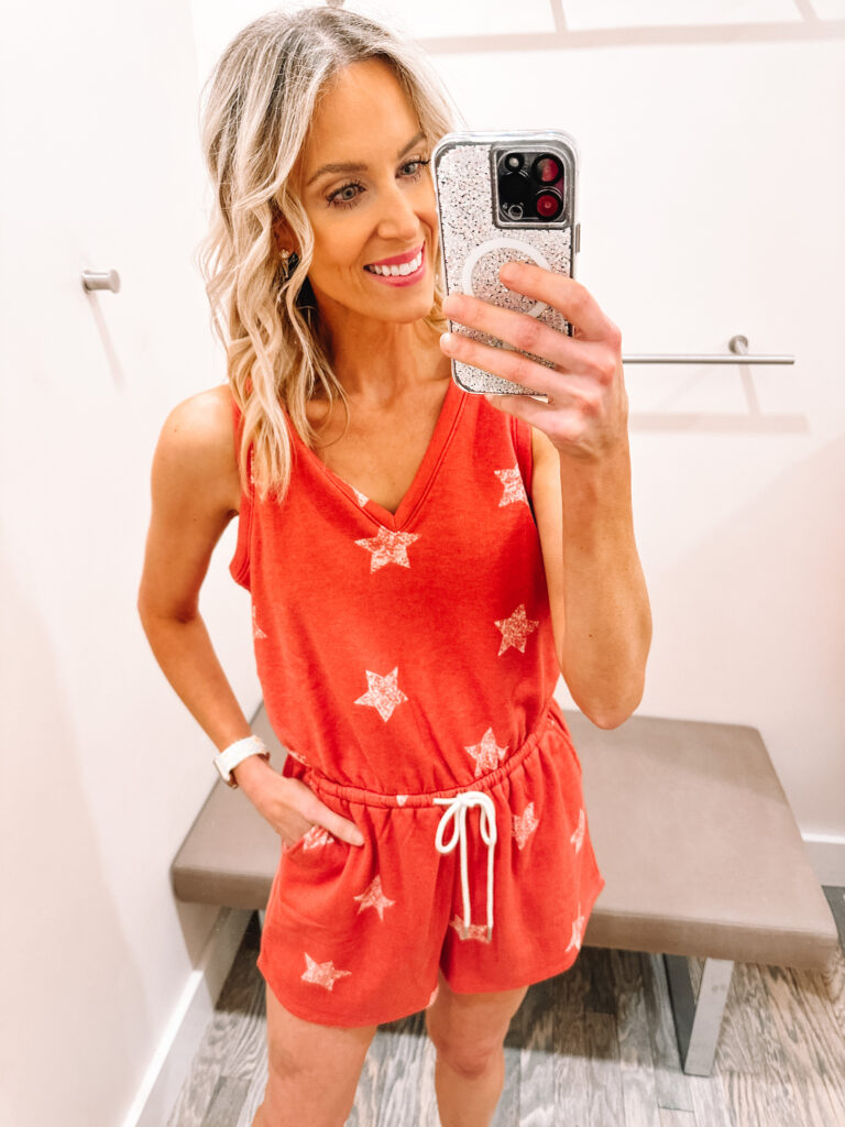 Sharing a great LOFT try on haul with 14 different outfit ideas! You'll love these work to weekend colorful outfit ideas! How cute is this star romper?!